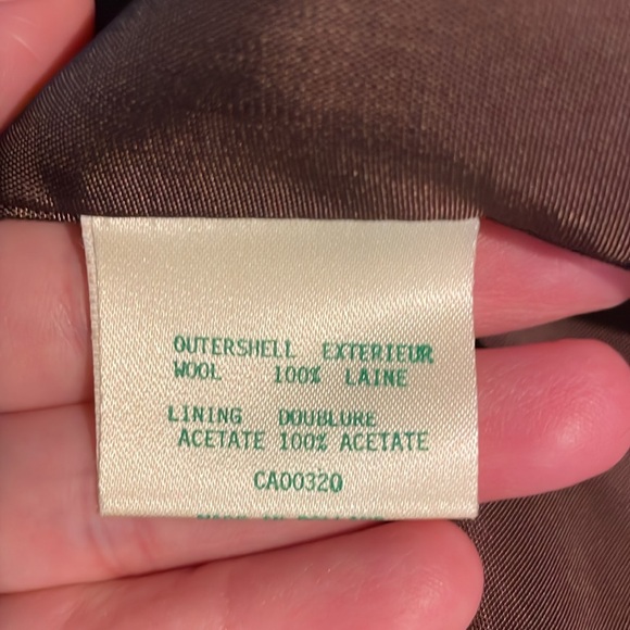 Vintage brown 100% wool blazer - Picture 6 of 6